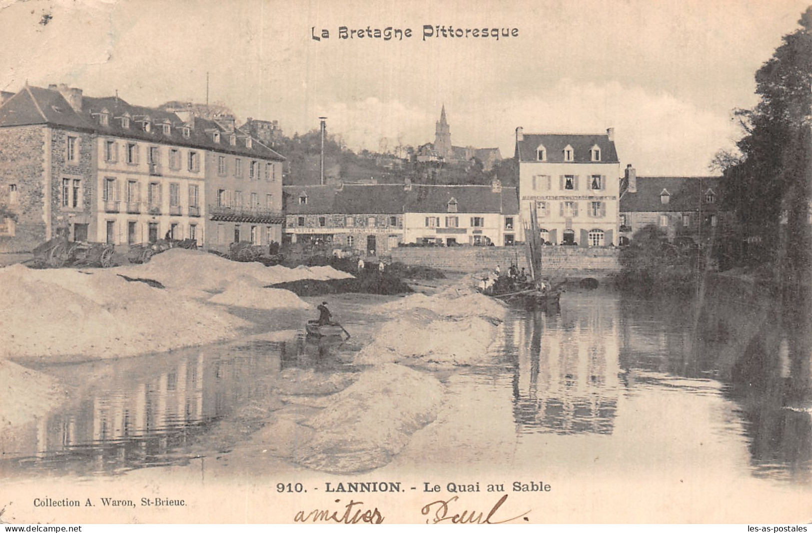 22 LANNION LE QUAI AU SABLE - Lannion