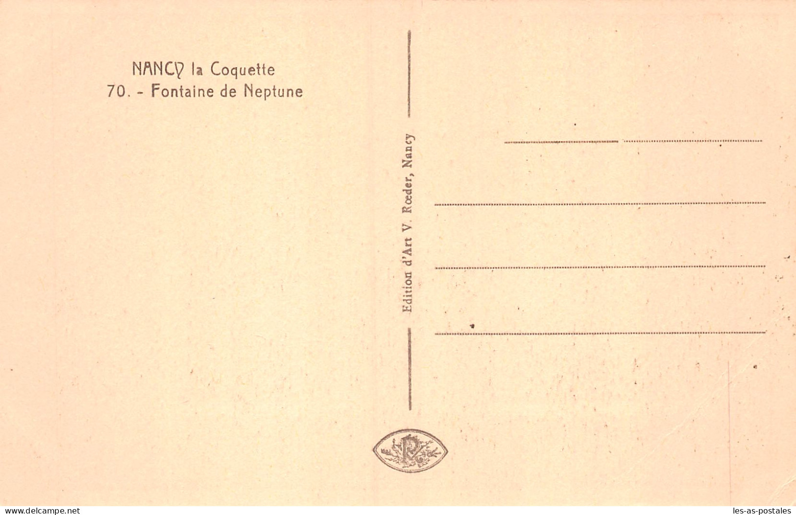 54 NANCY FONTAINE NEPTUNE - Nancy