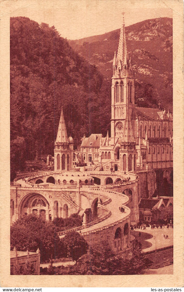 65 LOURDES LA CATHEDRALE - Lourdes