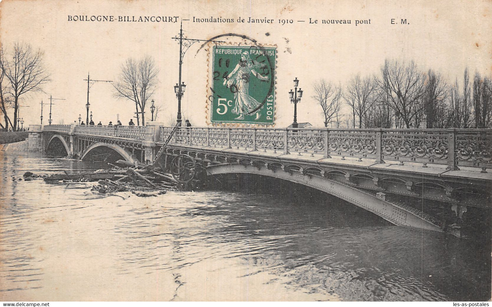 92 BILLANCOURT INONDATION 1910 - Boulogne Billancourt