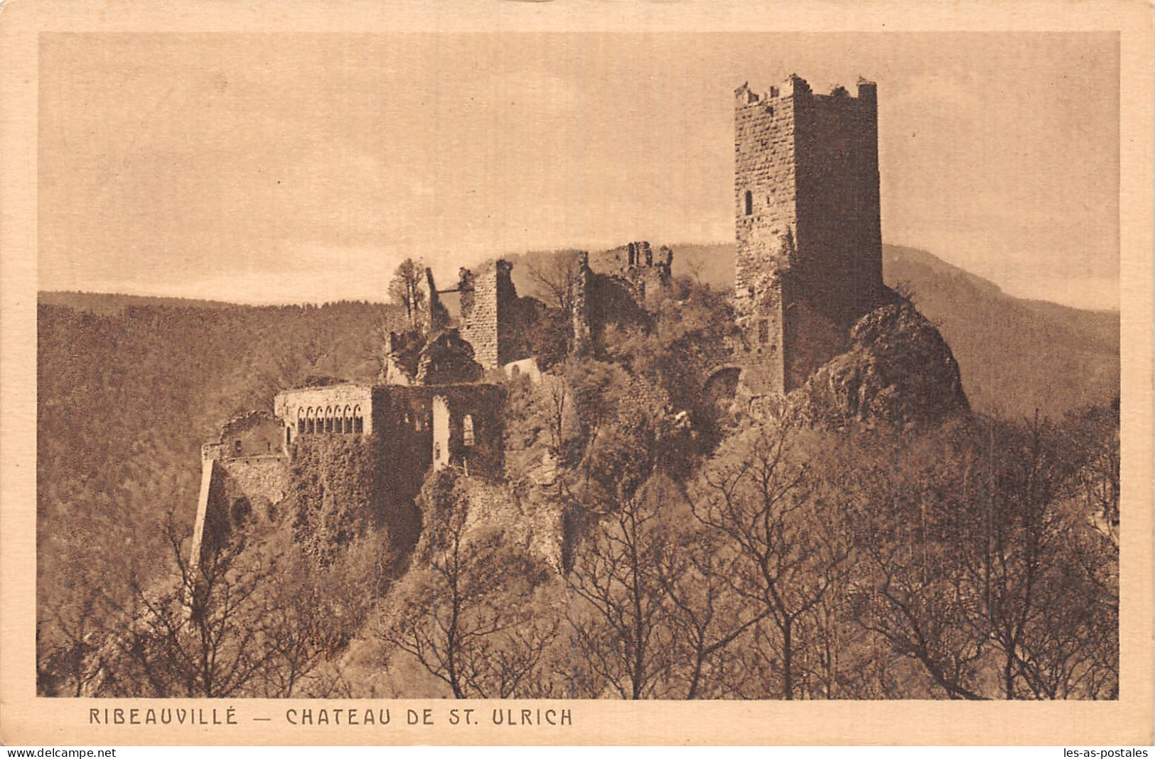 68 RIBEAUVILLE CHÂTEAU DE ST ULRICH - Ribeauvillé