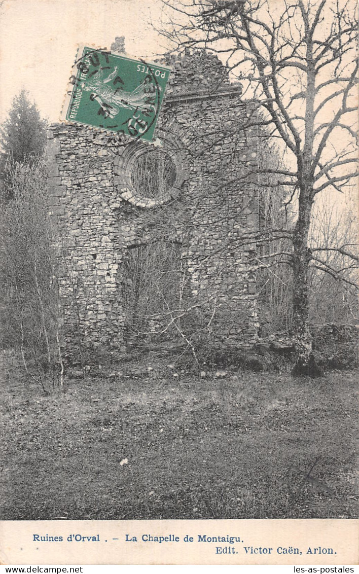 18 ORVAL LA CHAPELLE DE MONTAIGU - Sonstige & Ohne Zuordnung