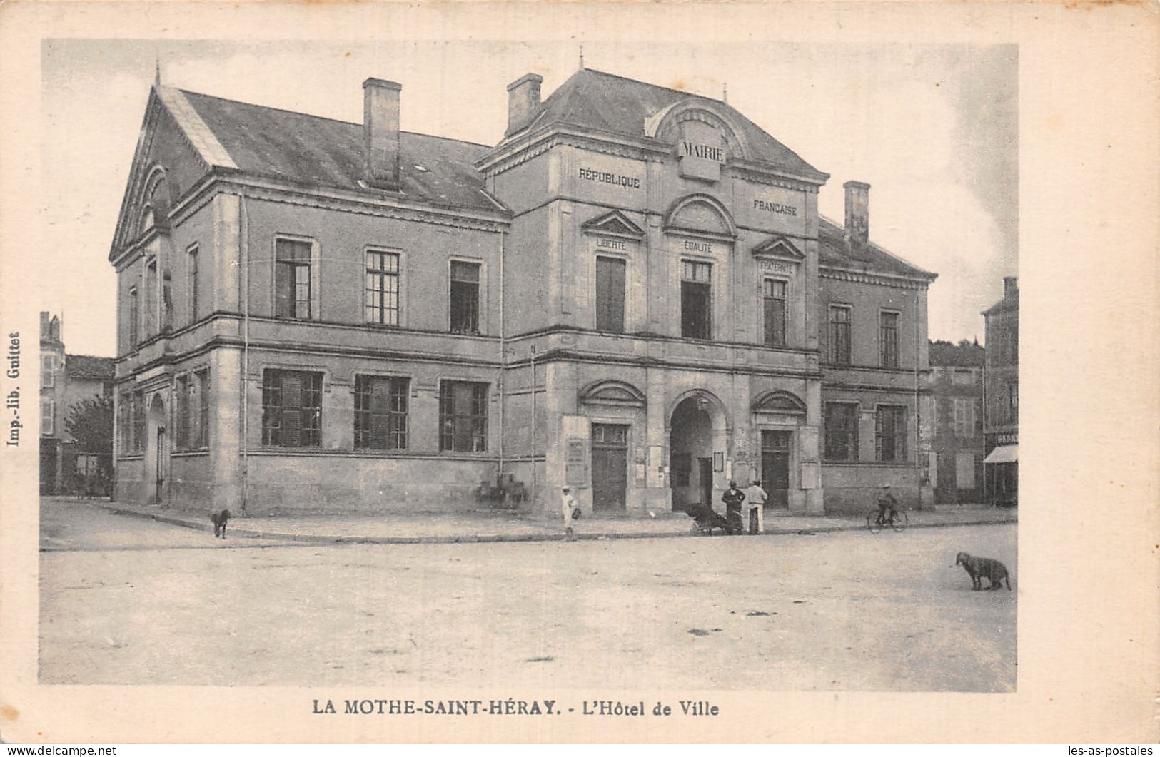 79 LA MOTHE SAINT HERAY L HOTEL DE VILLE - La Mothe Saint Heray