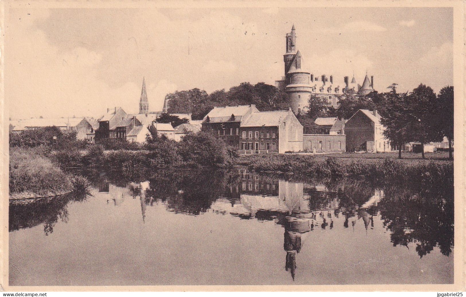 DEND Antoing  Chateau Et Vue Sur L Escaut - Antoing