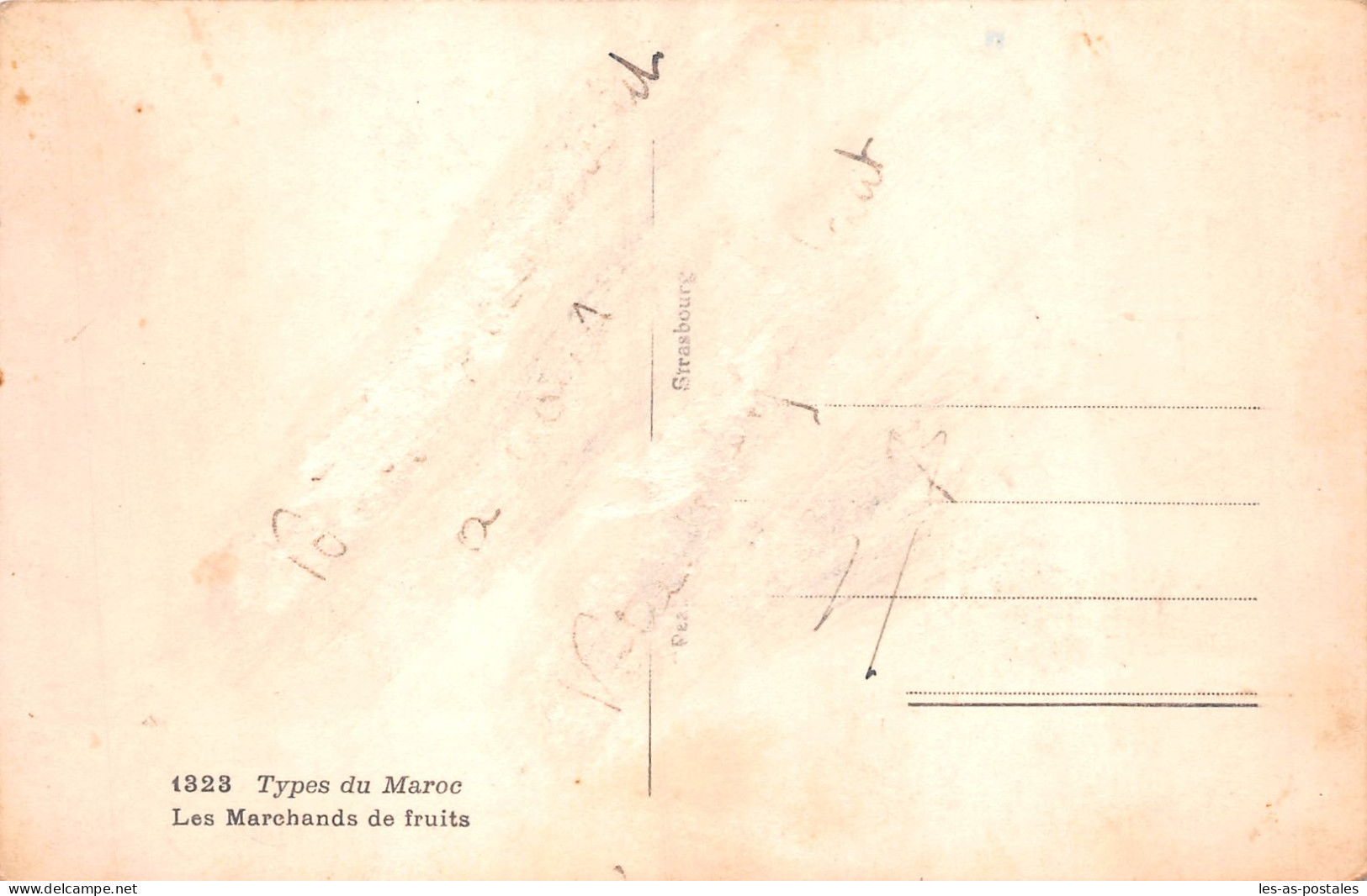 MAROC TYPES LES MARCHANDS DE FRUITS - Other & Unclassified