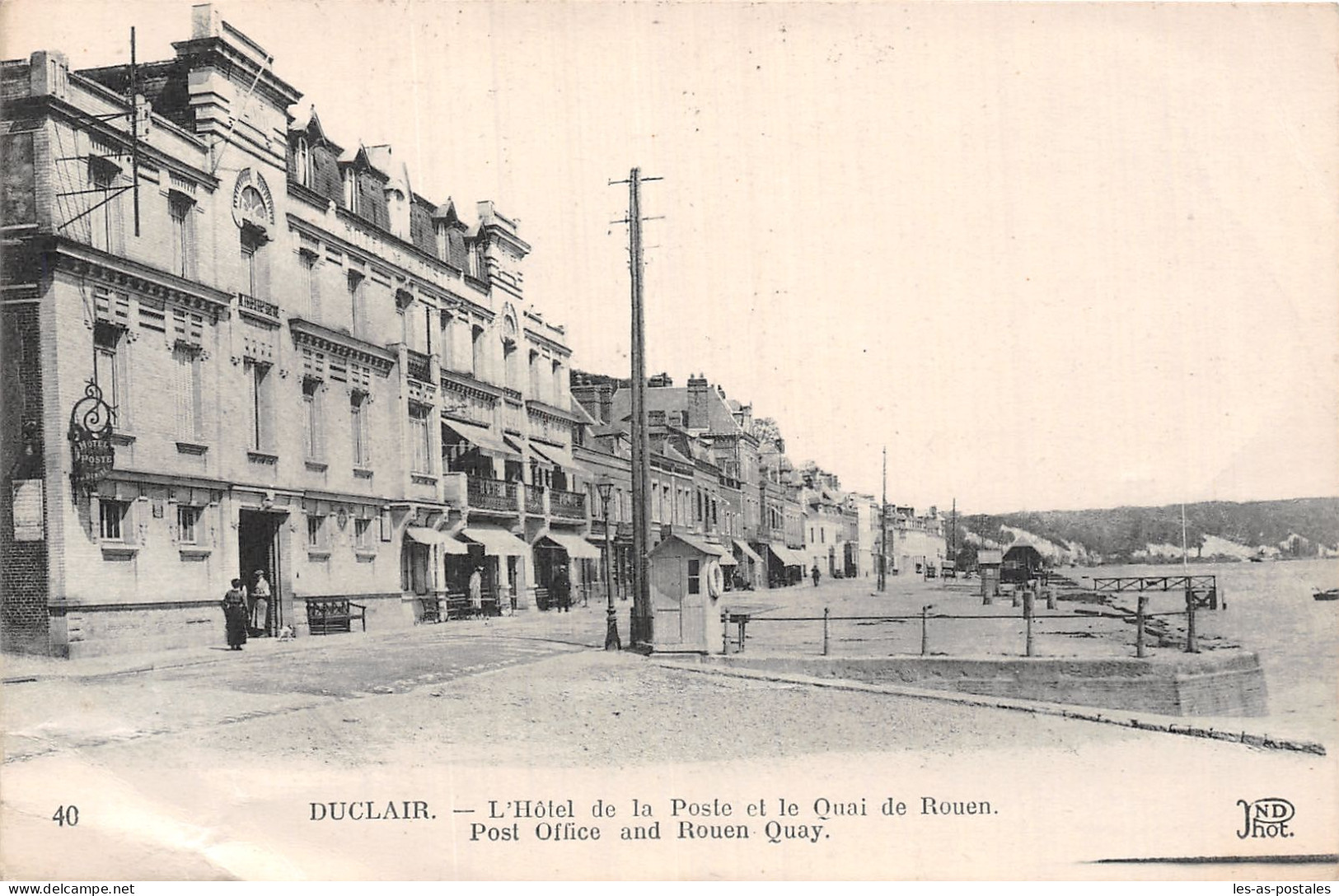 76 DUCLAIR L HOTEL DE LA POSTE - Duclair