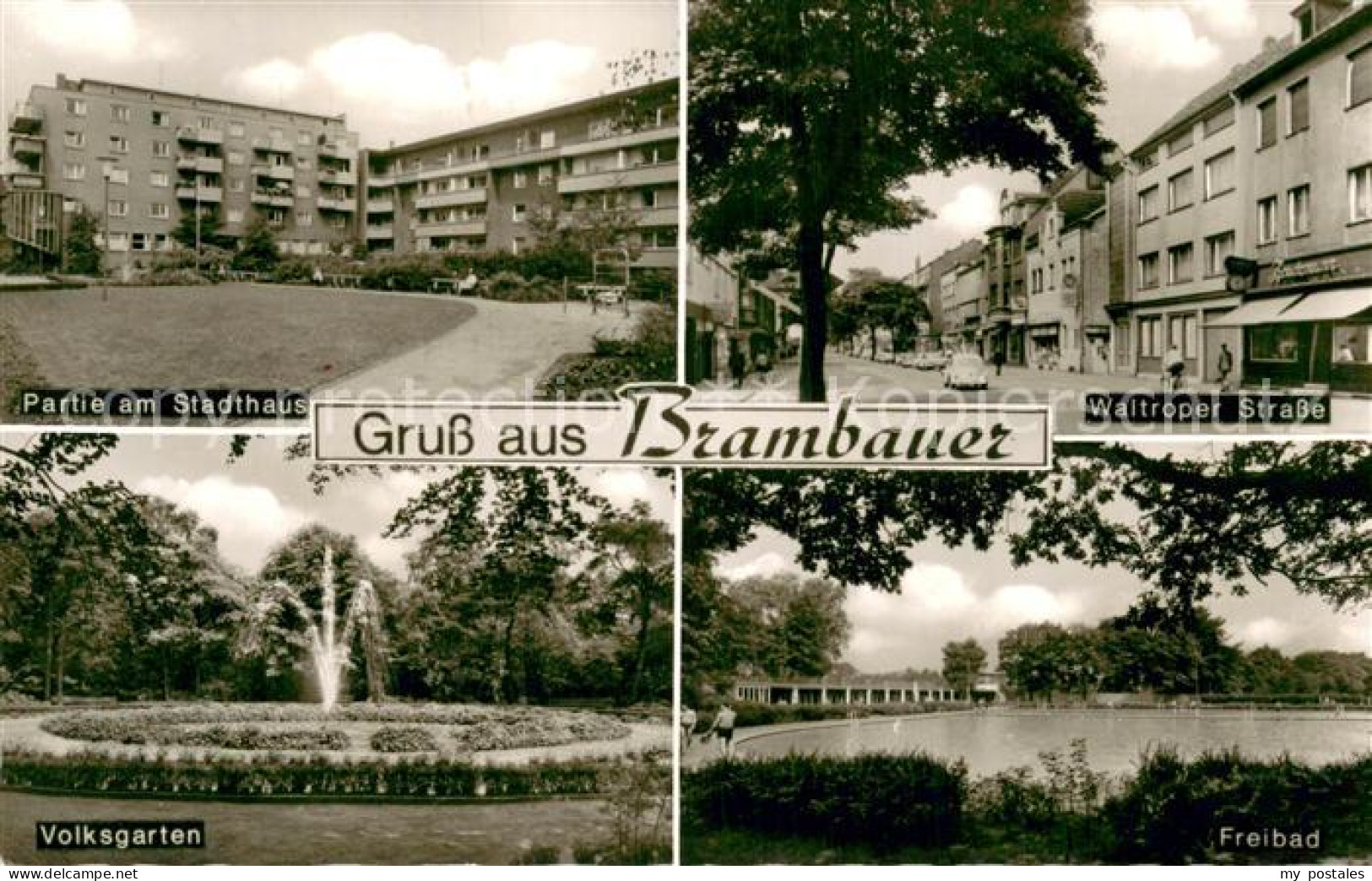 73780792 Brambauer Partie Am Stadthaus Volksgarten Waltroper Strasse Freibad Bra - Luenen