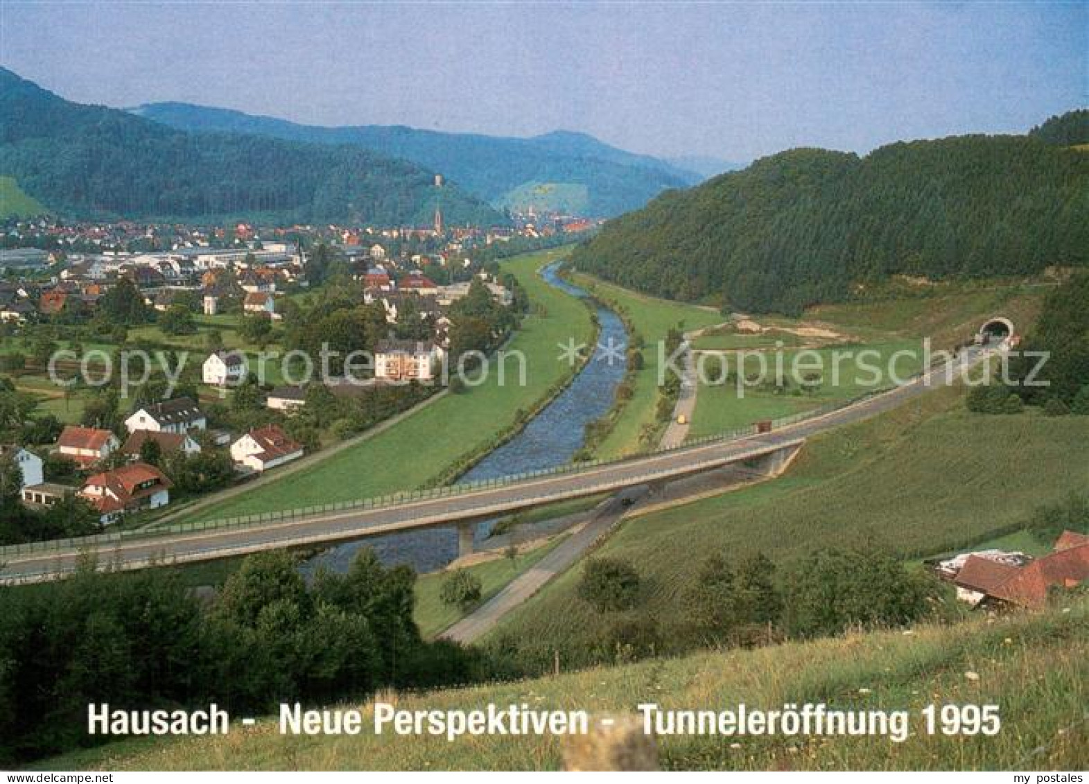 73780729 Hausach Panorama Tunneleroeffnung 1995 Hausach - Hausach