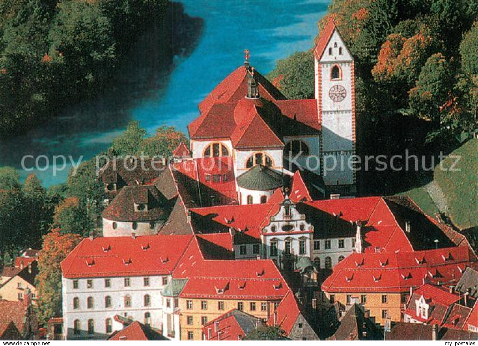 73780690 Fuessen Allgaeu Stadtpfarrkirche St Mang Mit Ehem Benediktinerkloster F - Füssen