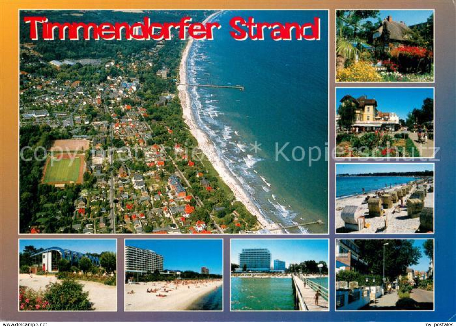 73780675 Timmendorfer Strand Fliegeraufnahme Strandpartien Schwimmbad Teilansich - Timmendorfer Strand