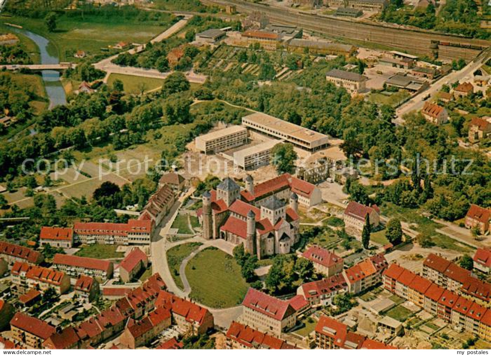 73780669 Hildesheim St Michaelis Und Gymnasium Andreasium Fliegeraufnahme Hildes - Hildesheim