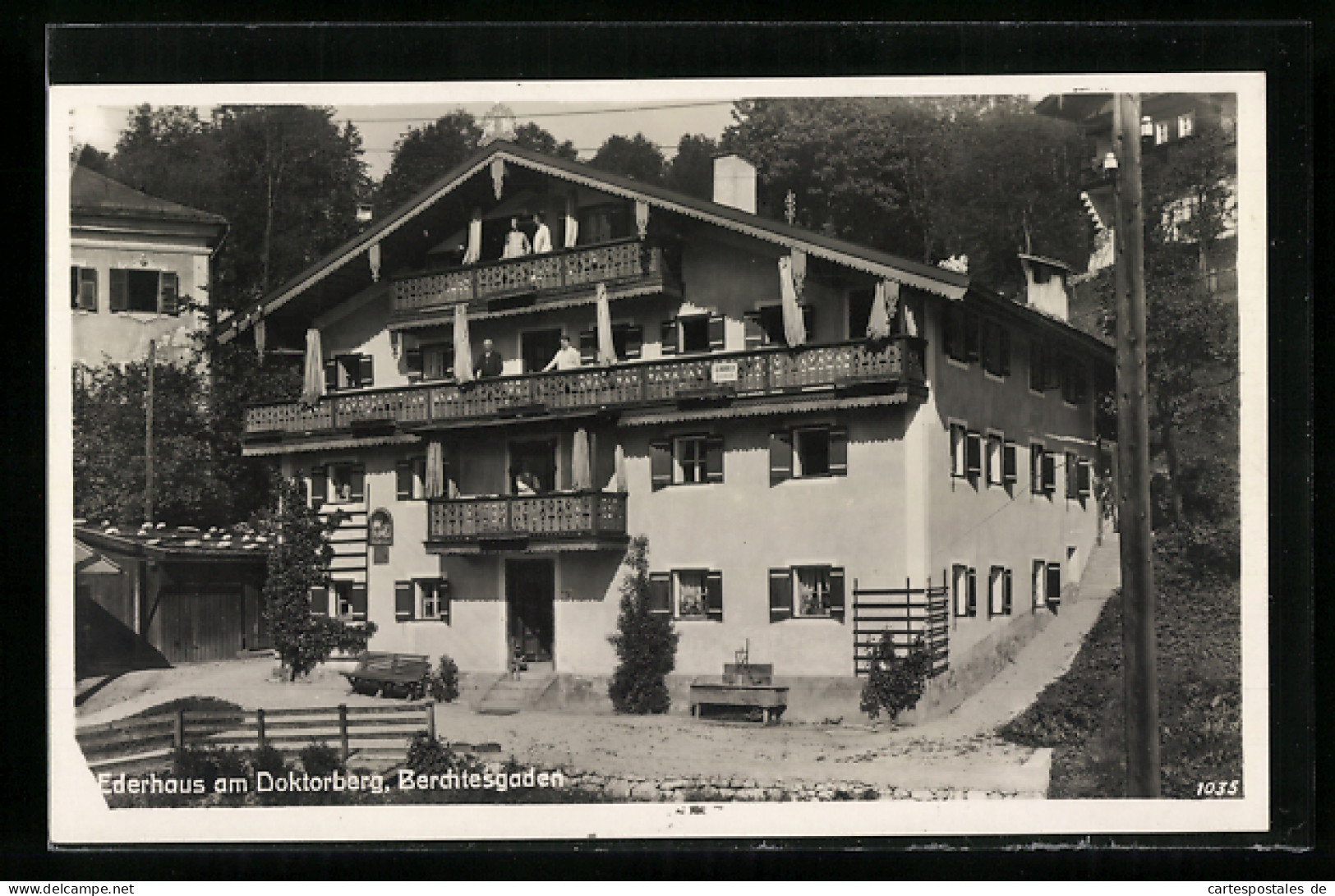 AK Berchtesgaden, Partie Am Hotel Ederhaus Am Doktorberg  - Berchtesgaden