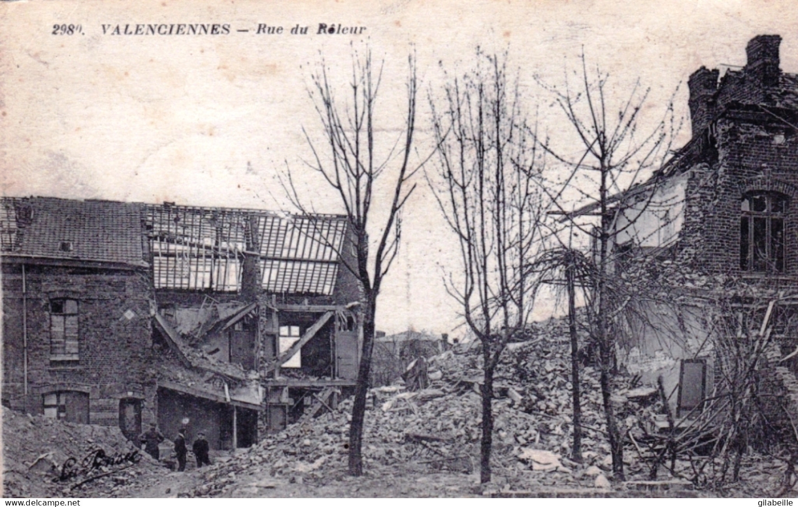 59 - VALENCIENNES  - Rue Du Roleur - Guerre 1914 - Valenciennes