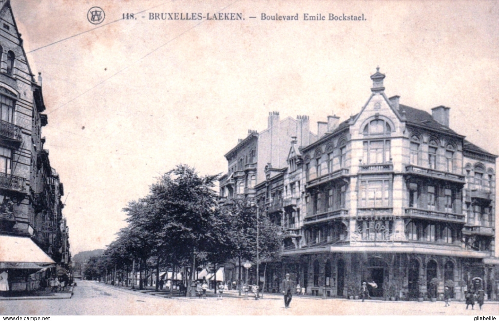 LAEKEN - BRUXELLES -  Boulevard Emile Bockstael - Café Leopold - Laeken