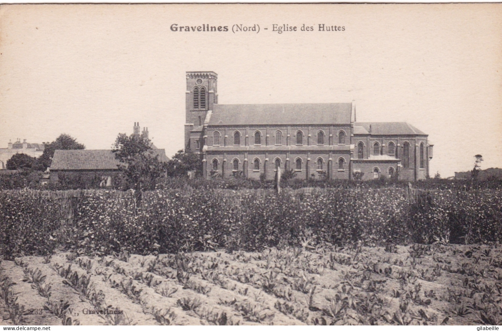 59 - GRAVELINES - Eglise Des Huttes - Gravelines