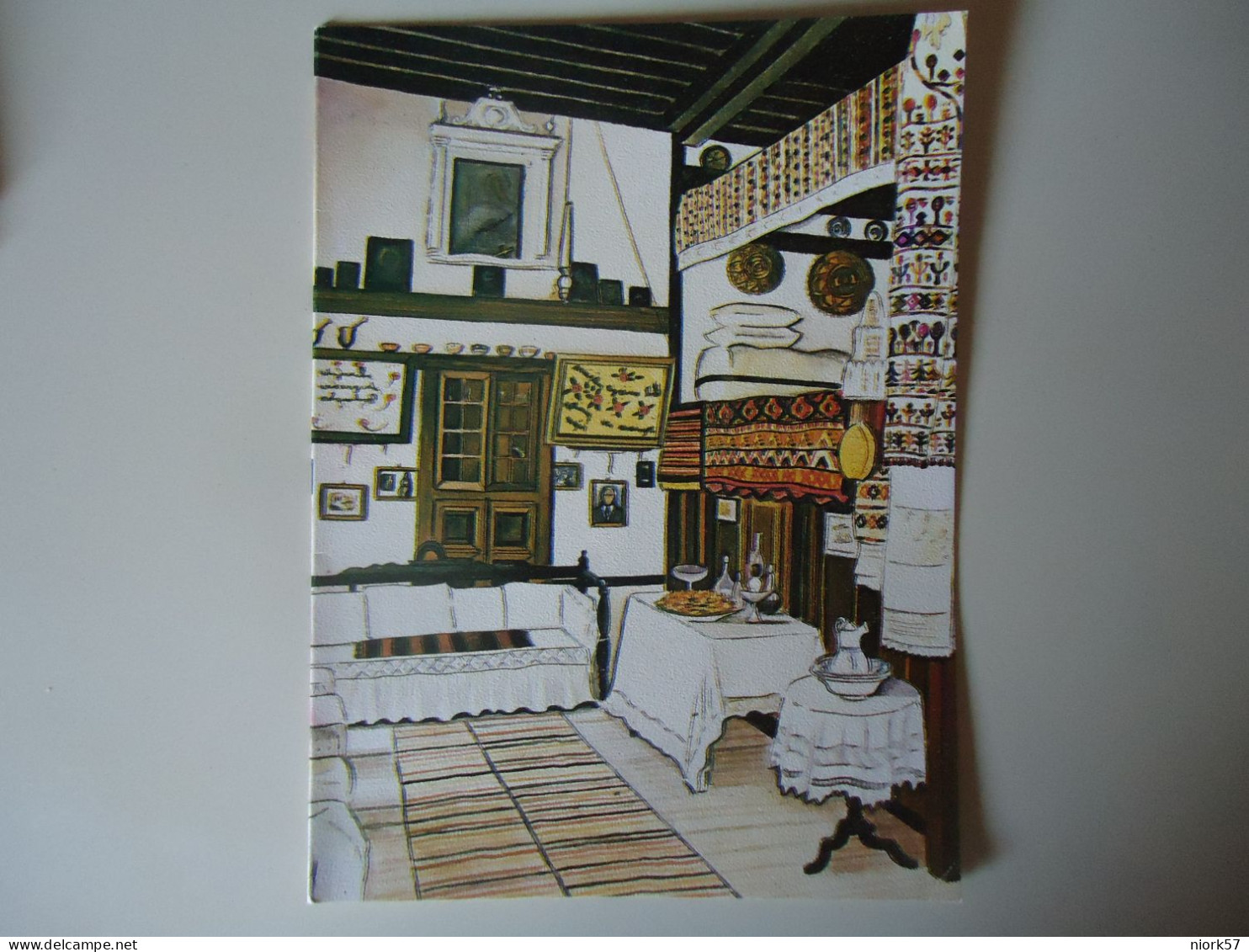 GREECE  POSTCARDS  ΚΑΡΠΑΘΟΣ ΕΣΩΤΕΡΙΚΟ ΣΠΙΤΙΟΥ   FOR MORE PURCHASES 10% DISCOUNT - Grèce