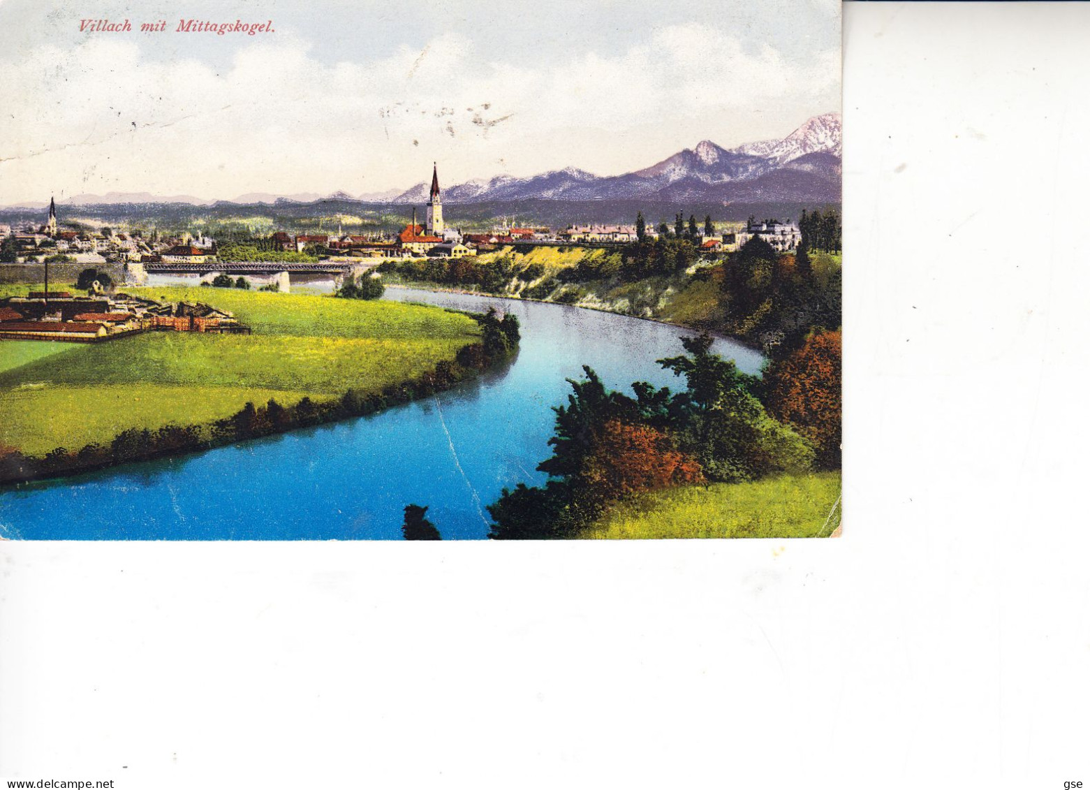 AUSTRIA 1919 -  Villach Mit Mittagskogel - Andere & Zonder Classificatie