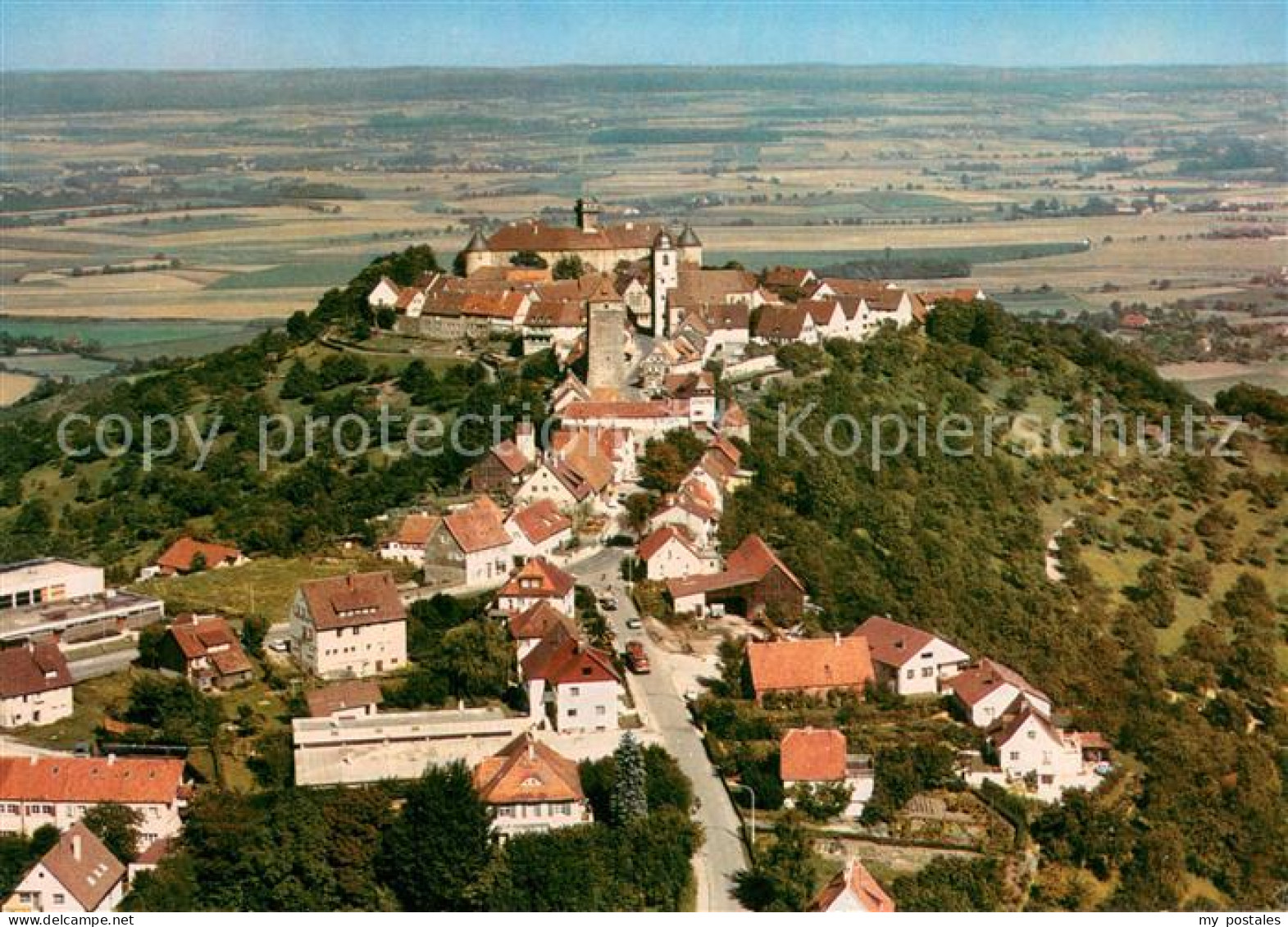 73780467 Waldenburg Wuerttemberg Fliegeraufnahme Mit Schloss Waldenburg Wuerttem - Sonstige & Ohne Zuordnung