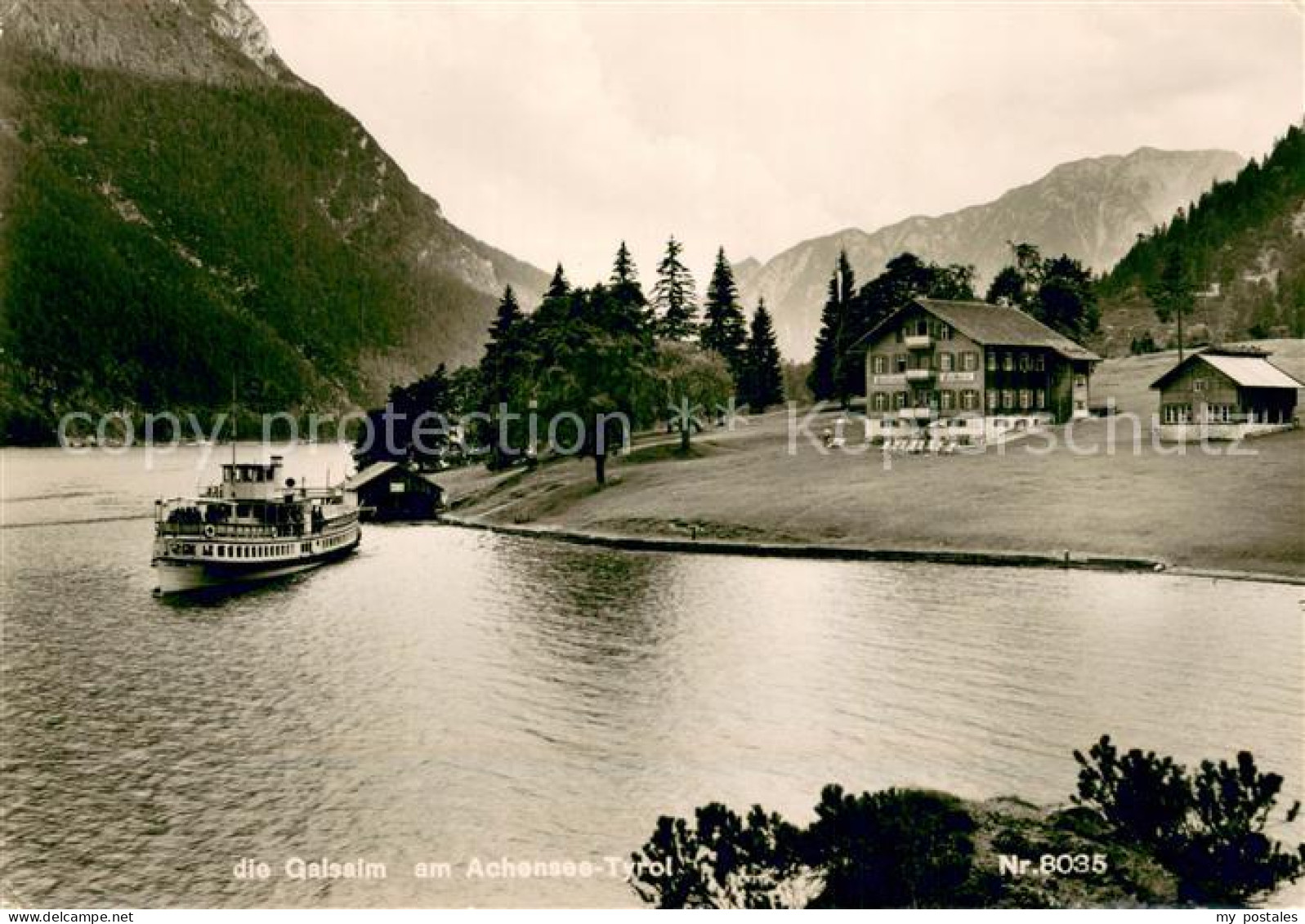 73780413 Achensee Die Gaisalm Fahrgastschiff Achensee - Sonstige & Ohne Zuordnung