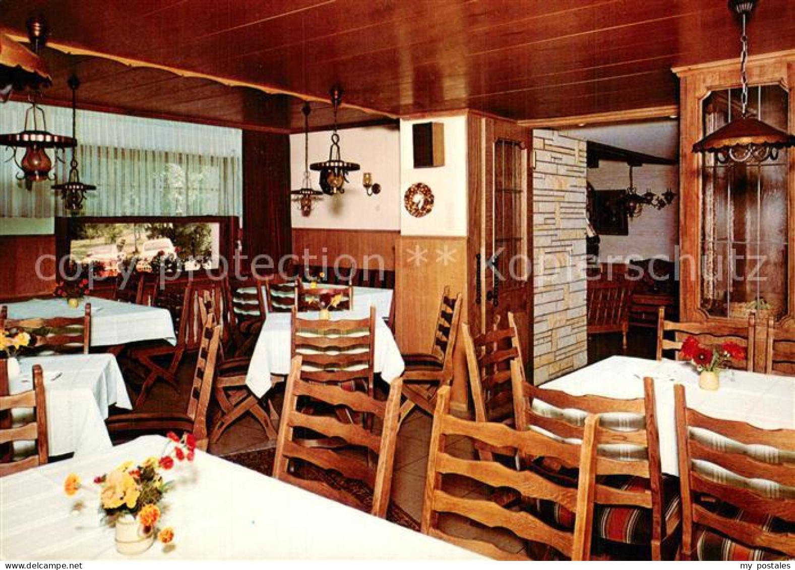 73780301 Schalkenmehren Hotel Schneider Haus Am Maar Restaurant Schalkenmehren - Autres & Non Classés