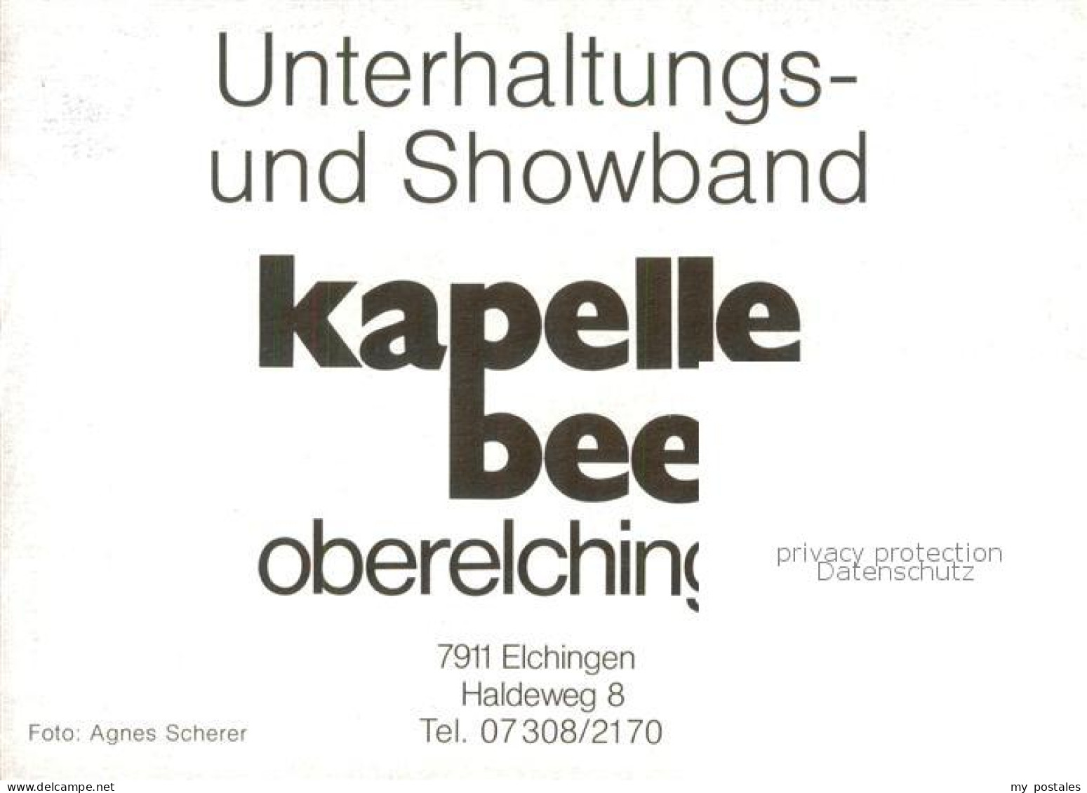 73780251 Elchingen Showband Kapelle Beer Elchingen - Otros & Sin Clasificación