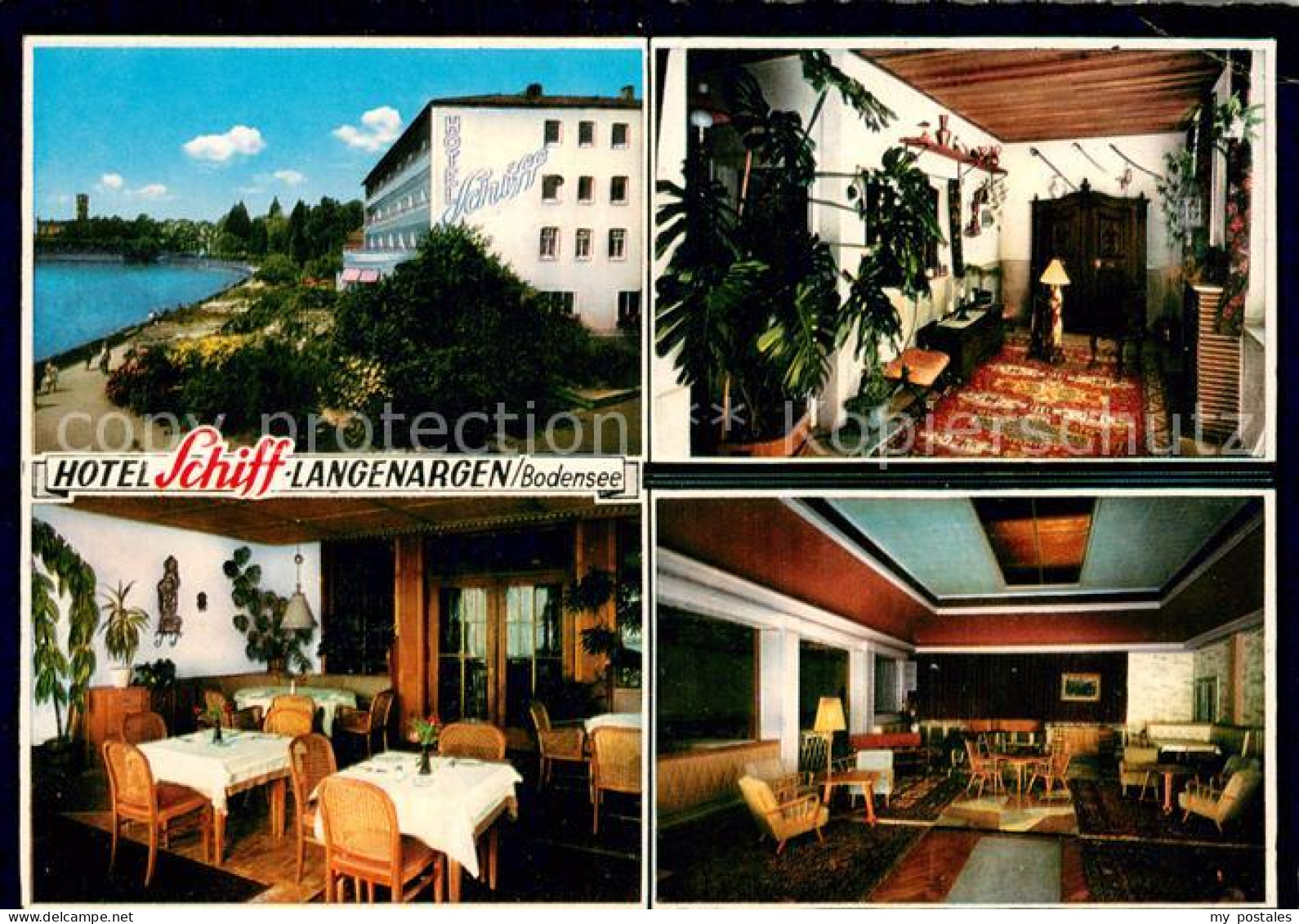 73780241 Langenargen Bodensee Hotel Schiff Gastraeume Langenargen Bodensee - Langenargen