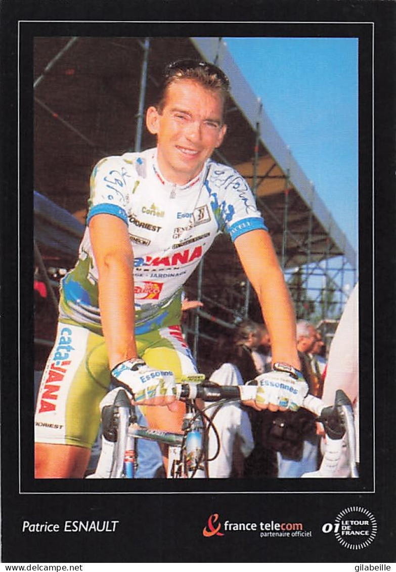 Vélo Coureur Cycliste Francais  Patrice Esnault - Team Catavana -  Cycling - Cyclisme - Ciclismo - Wielrennen  - Radsport