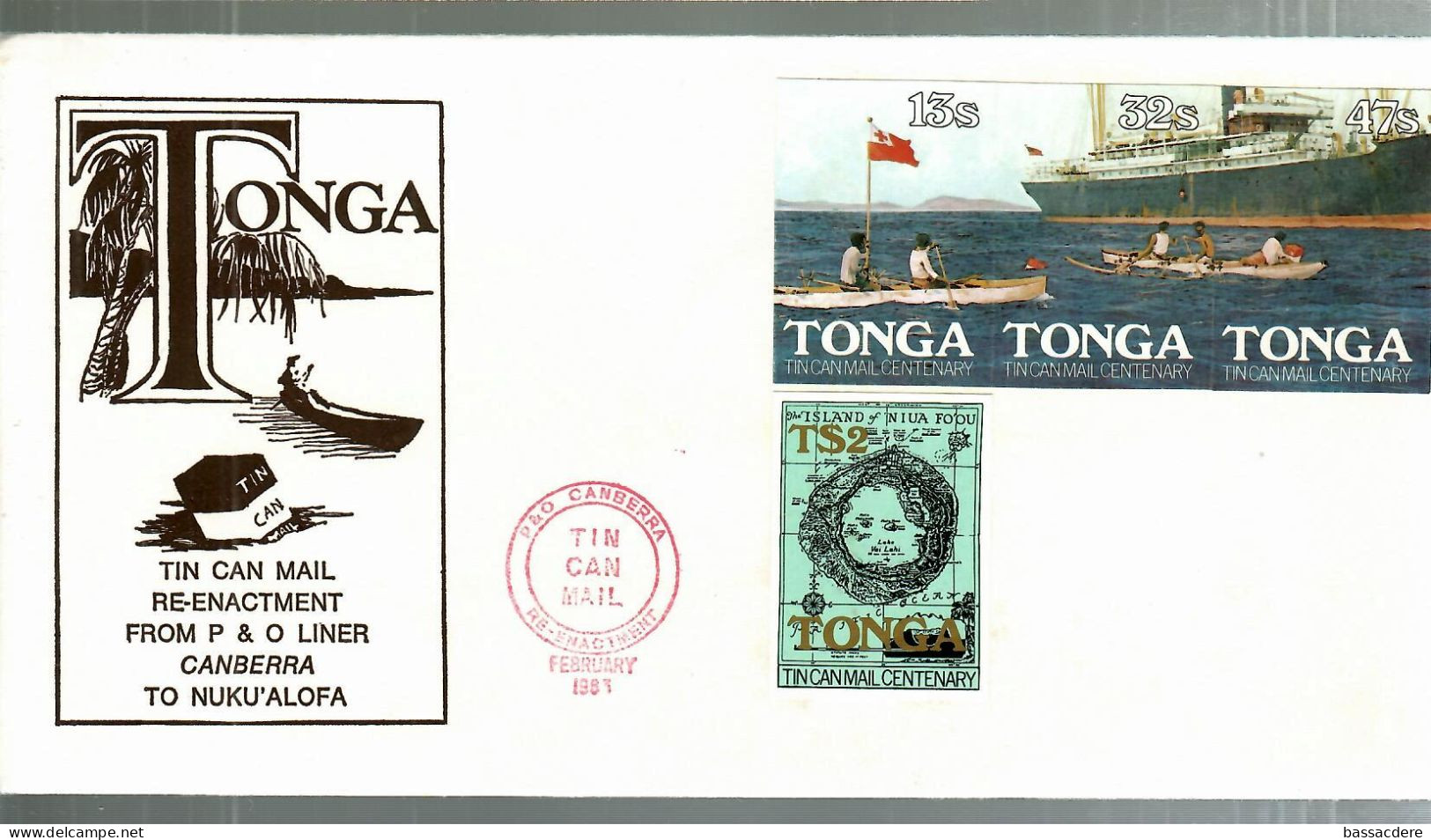 79859 -  TIN CAN MAIL - Tonga (1970-...)