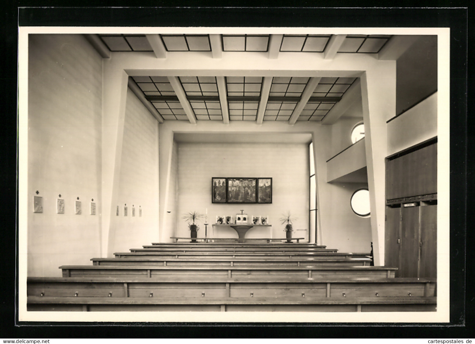 AK Bonn, Paulushaus S. J., Lennestr. 5, Herz-Jesu-Kapelle  - Bonn