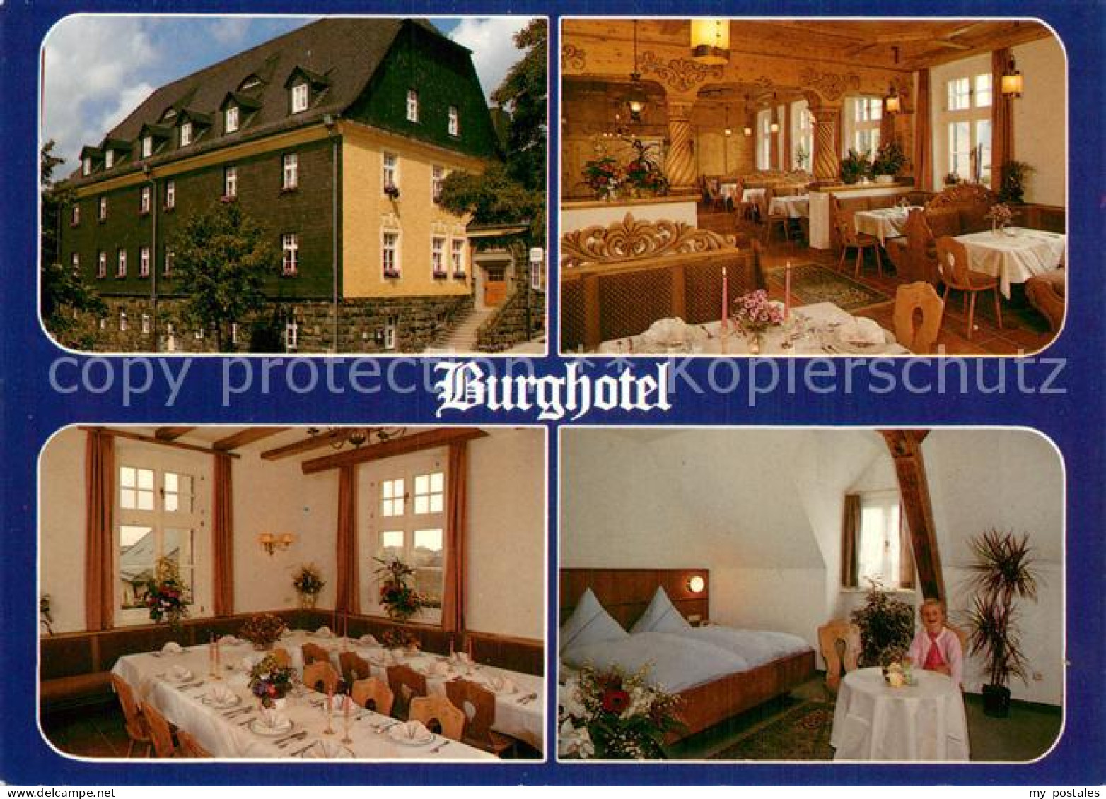 73780176 Lichtenberg Oberfranken Burghotel Restaurant Fremdenzimmer Lichtenberg  - Autres & Non Classés