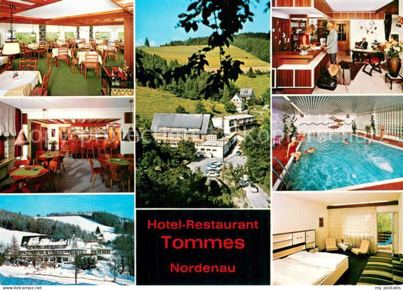 73780137 Nordenau Hotel Restaurant Tommes Hallenbad Nordenau - Schmallenberg