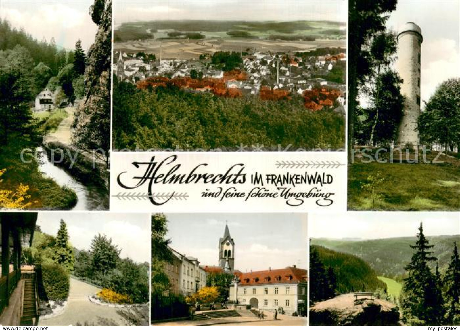 73780108 Helmbrechts Oberfranken Und Umgebung Landschaft Aussichtsturm Helmbrech - Helmbrechts