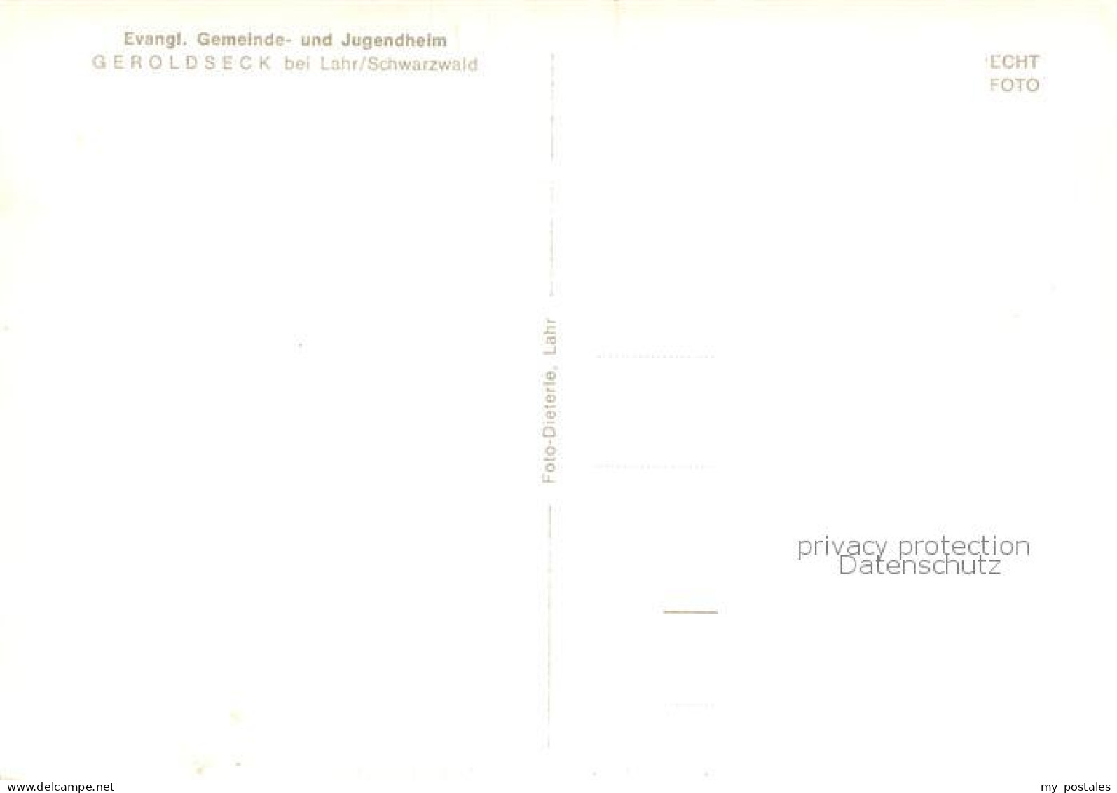 73779954 Lahr Baden Ev Gemeinde Und Jugendheim Geroldseck Lahr Baden - Lahr