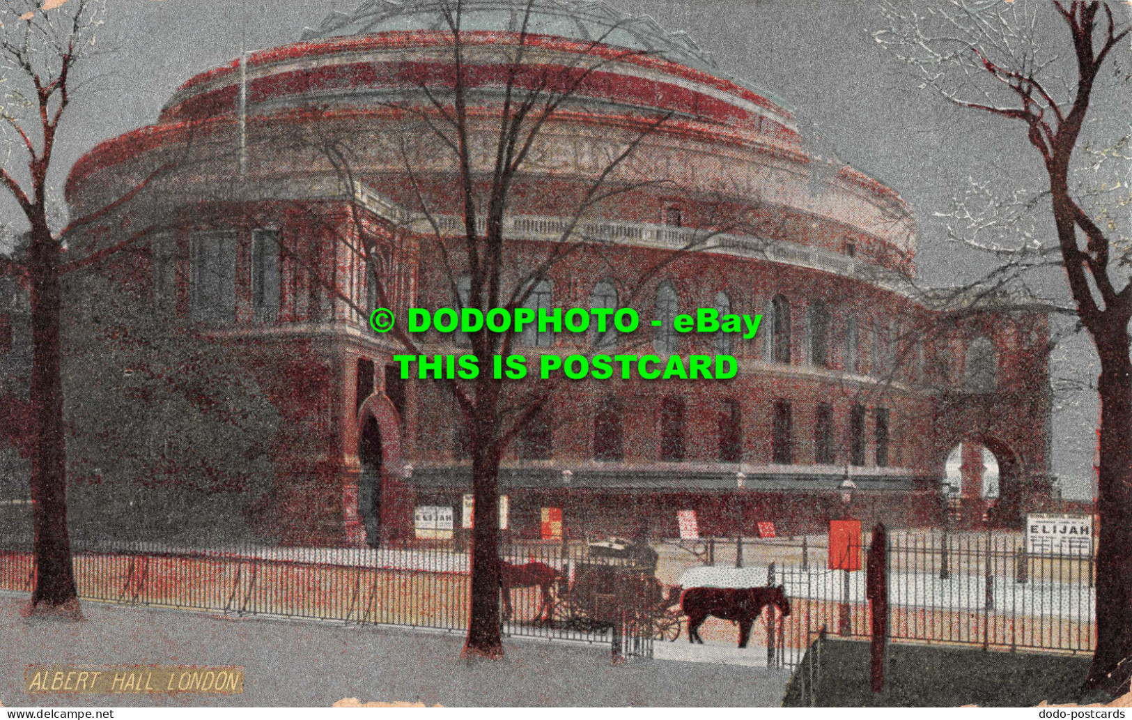 R535389 Albert Hall. London. 1908 - Other & Unclassified