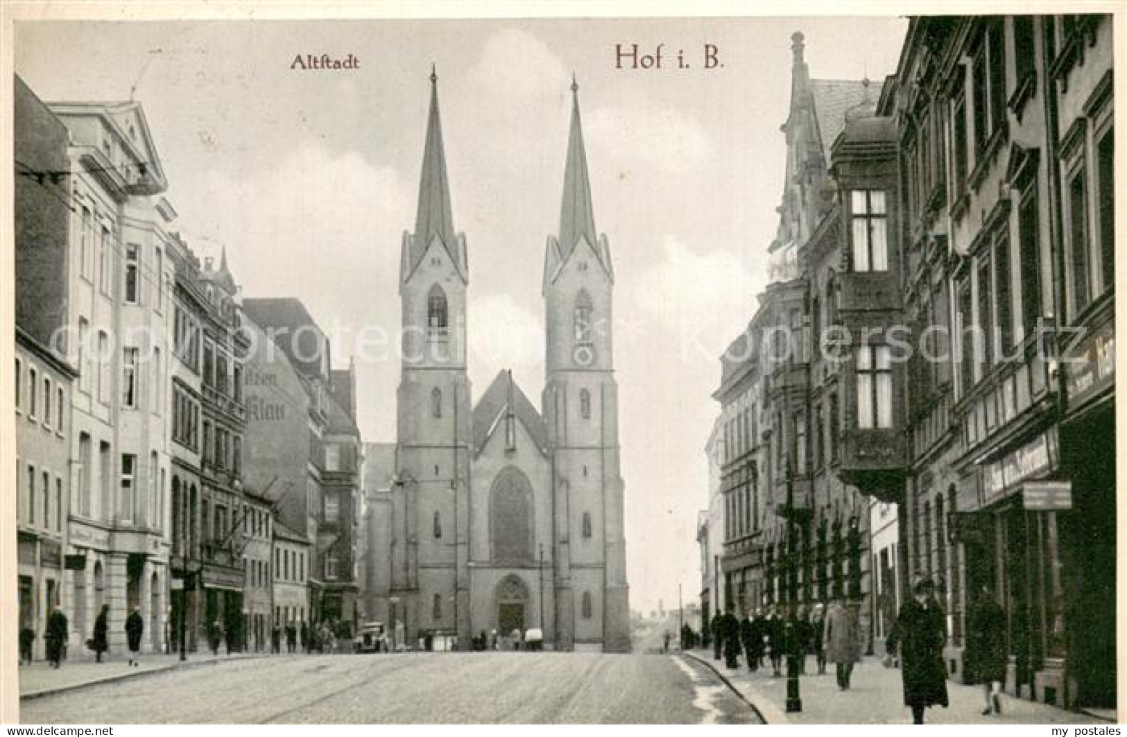 73779839 Hof Saale Altstadt Kirche Hof Saale - Hof