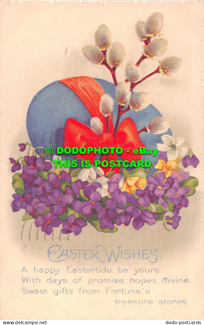 R535622 Easter Wishes. A Happy Eastertide Be Yours. With Days Of Promise Hopes D - World