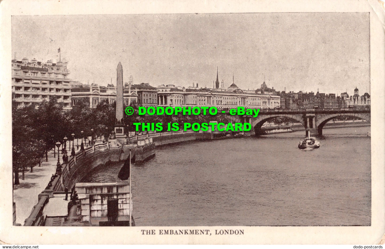 R535411 Embankment. London. London View. 1907 - Otros & Sin Clasificación