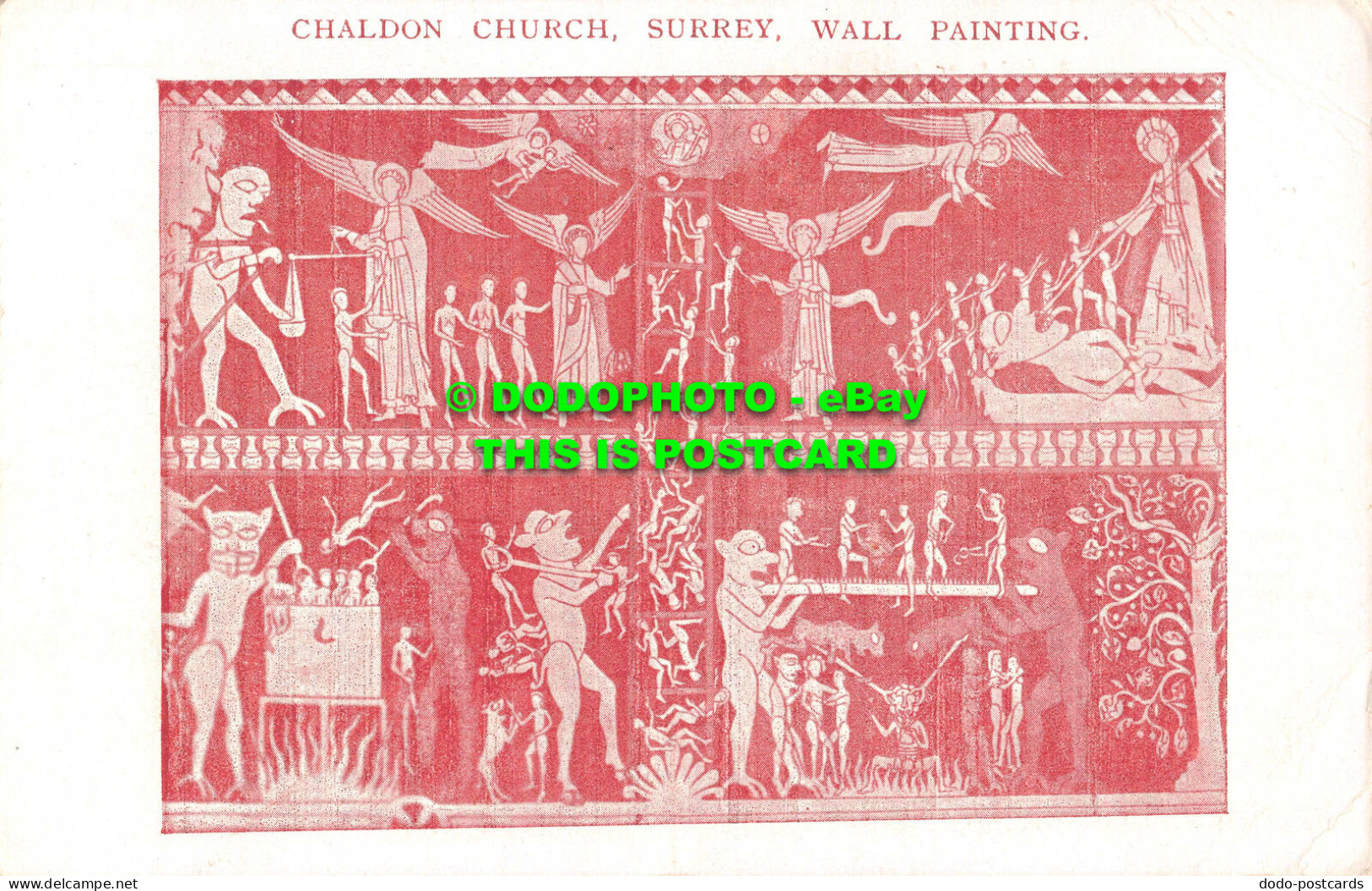 R535420 Chaldon Church. Surrey. Wall Painting. S. Peter And S. Paul. Chaldon. La - Monde