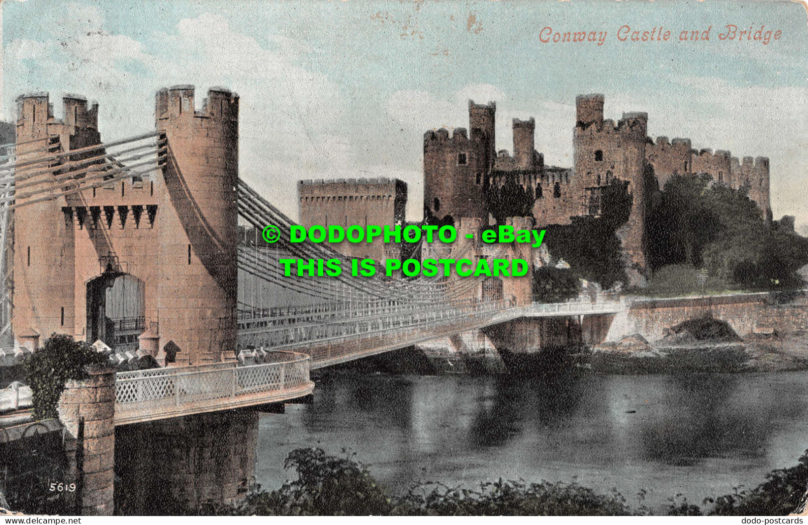 R535078 5619. Conway Castle And Bridge. Valentines Series. 1906 - World