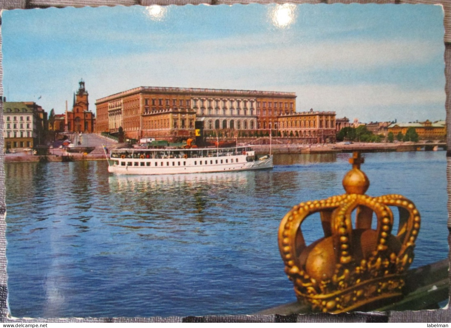 SWEDEN SVERIGE STOCKHOLM ROYAL PALACE PALAIS POSTCARD ANSICHTSKARTE CARTE POSTALE POSTKARTE CARTOLINA PHOTO CARD - Suède