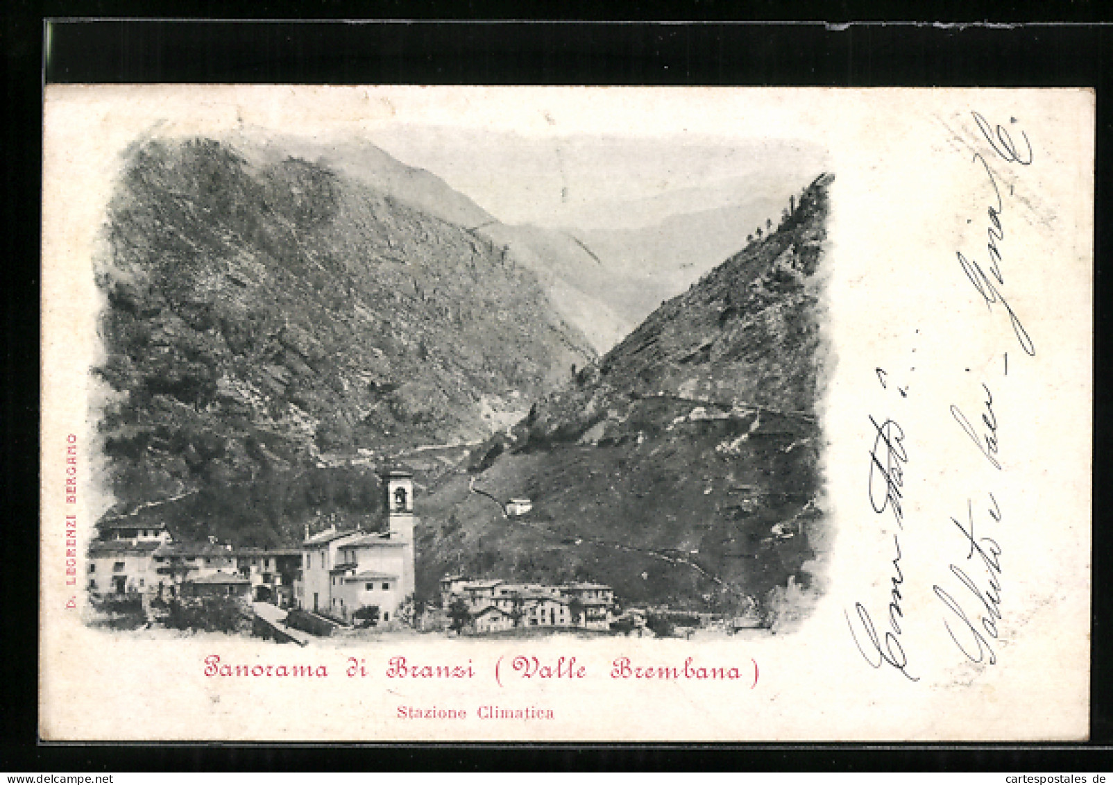 Cartolina Branzi /Valle Brembana, Panorama  - Andere & Zonder Classificatie
