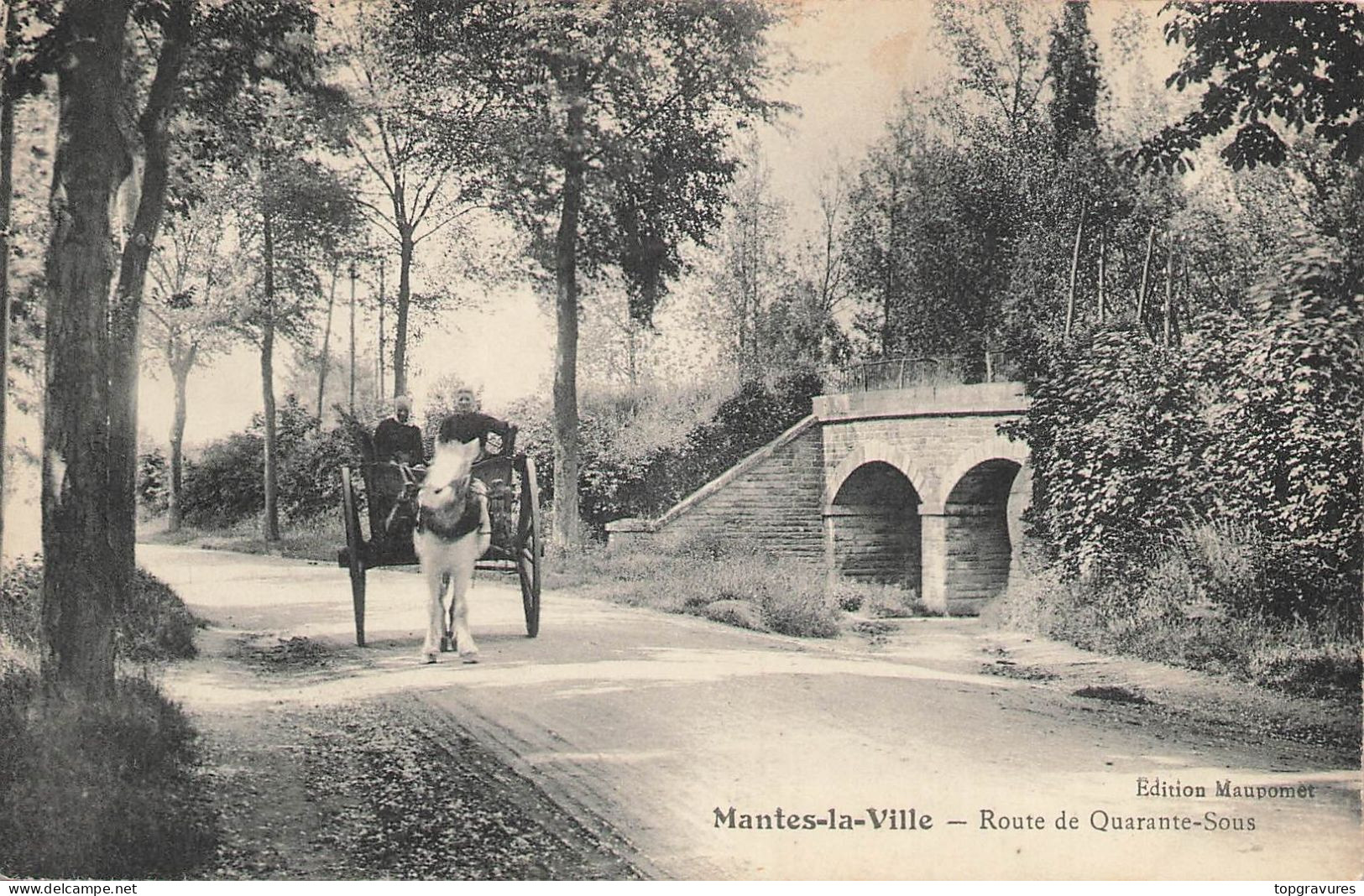 78 - Yvelines / MANTES La VILLE -- Route De Quarante-Sous - Mantes La Ville