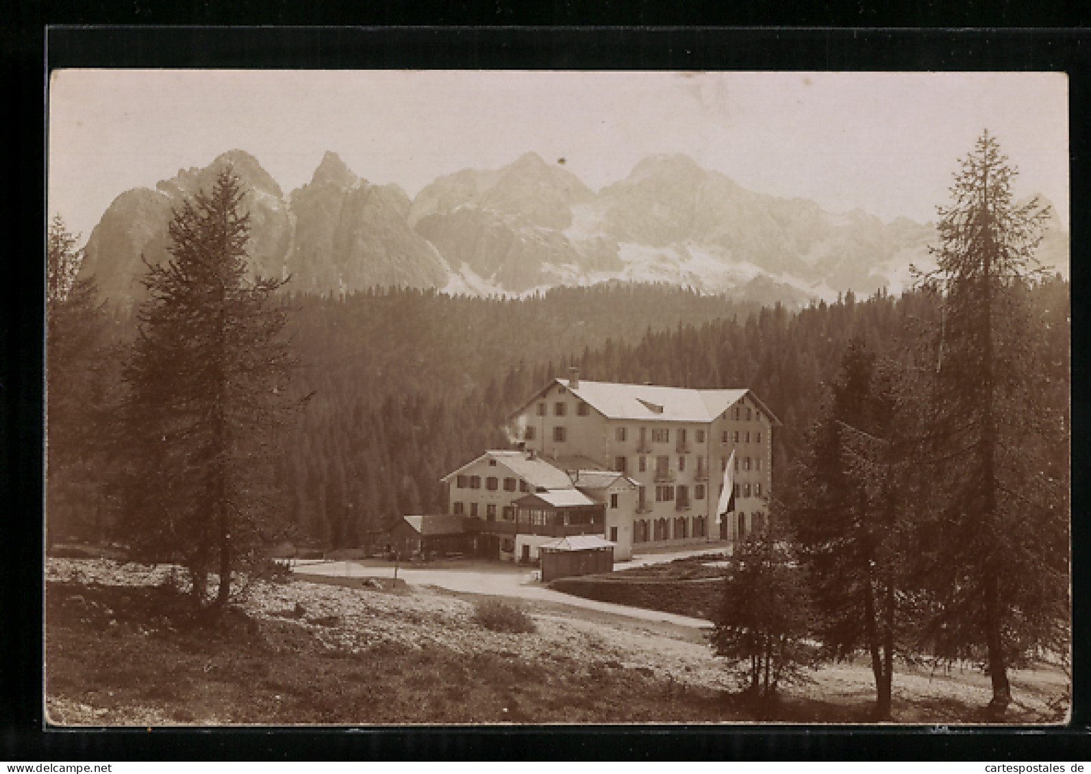 Cartolina Cortina D`Ampezzo, Hotel 3 Crocico, Monti Di Faloria  - Sonstige & Ohne Zuordnung