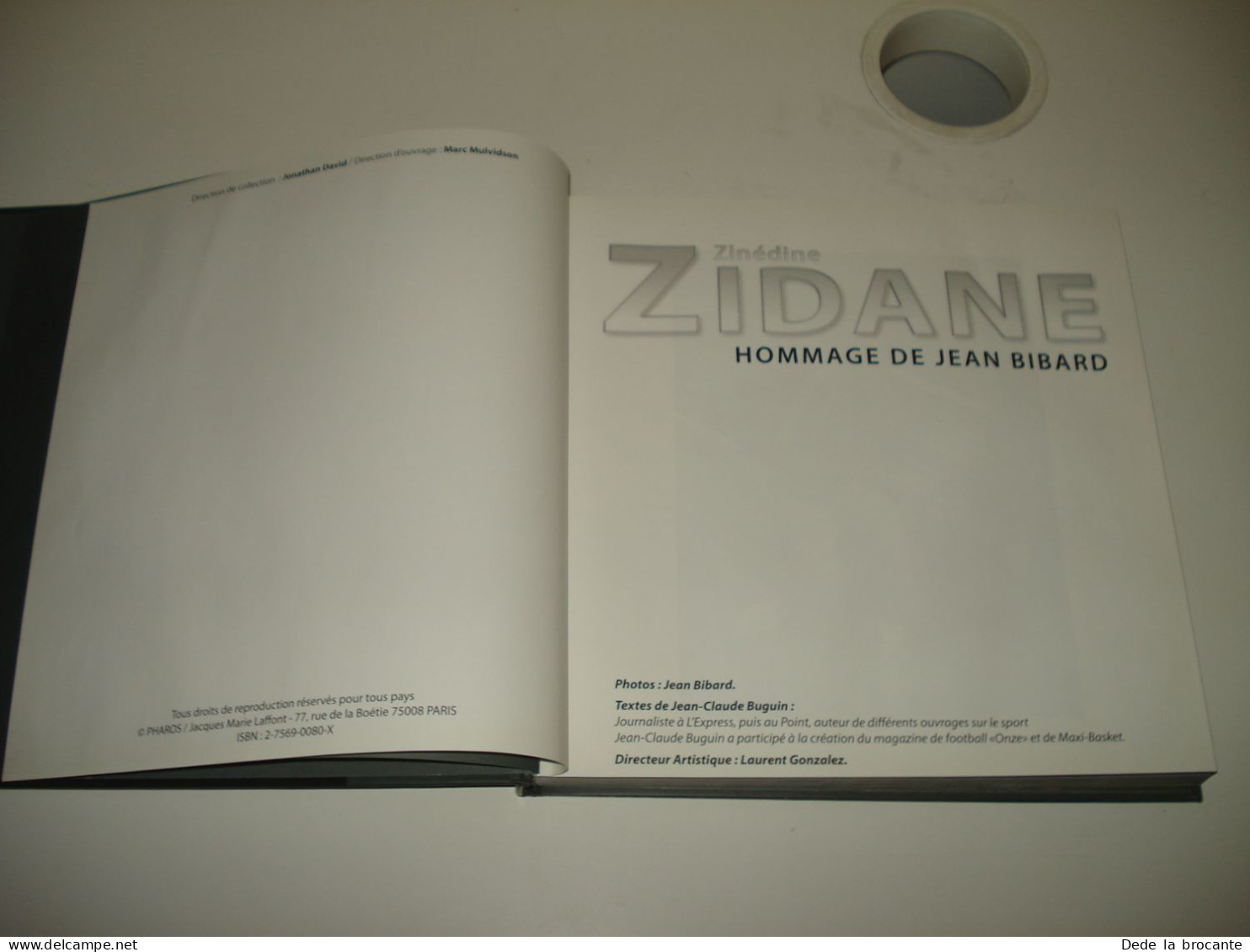 C55 / Zinédine Zidane - Hommage De Jean Bibard  - 220 Pages - Deportes
