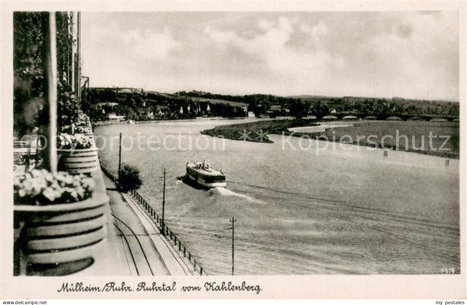 73779642 Muelheim Ruhr Ruhrtal Vom Kahlenberg Aus Gesehen Bromsilber Imitation M - Mülheim A. D. Ruhr