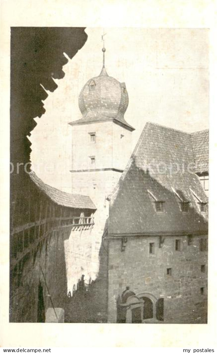 73779602 Coburg Wiederherstellung Der Veste Blauer Turm Vom Wehrgang Aus Gesehen - Coburg