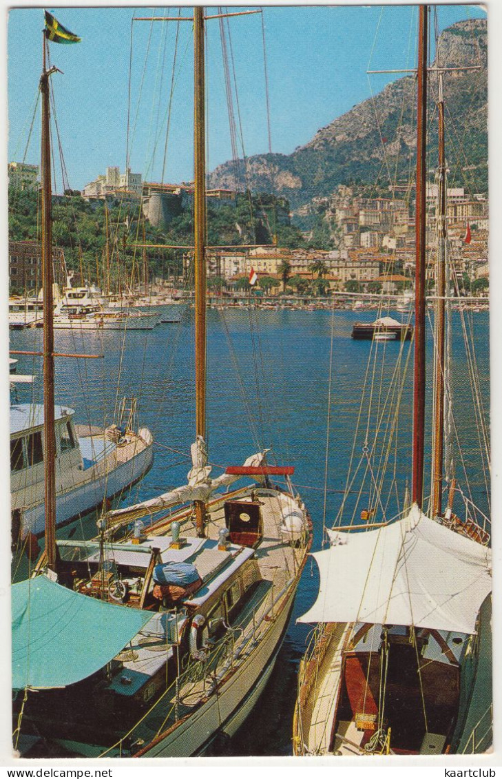 Principauté De Monaco - Le Port Et Le Palais Princier - (Monaco) - Port