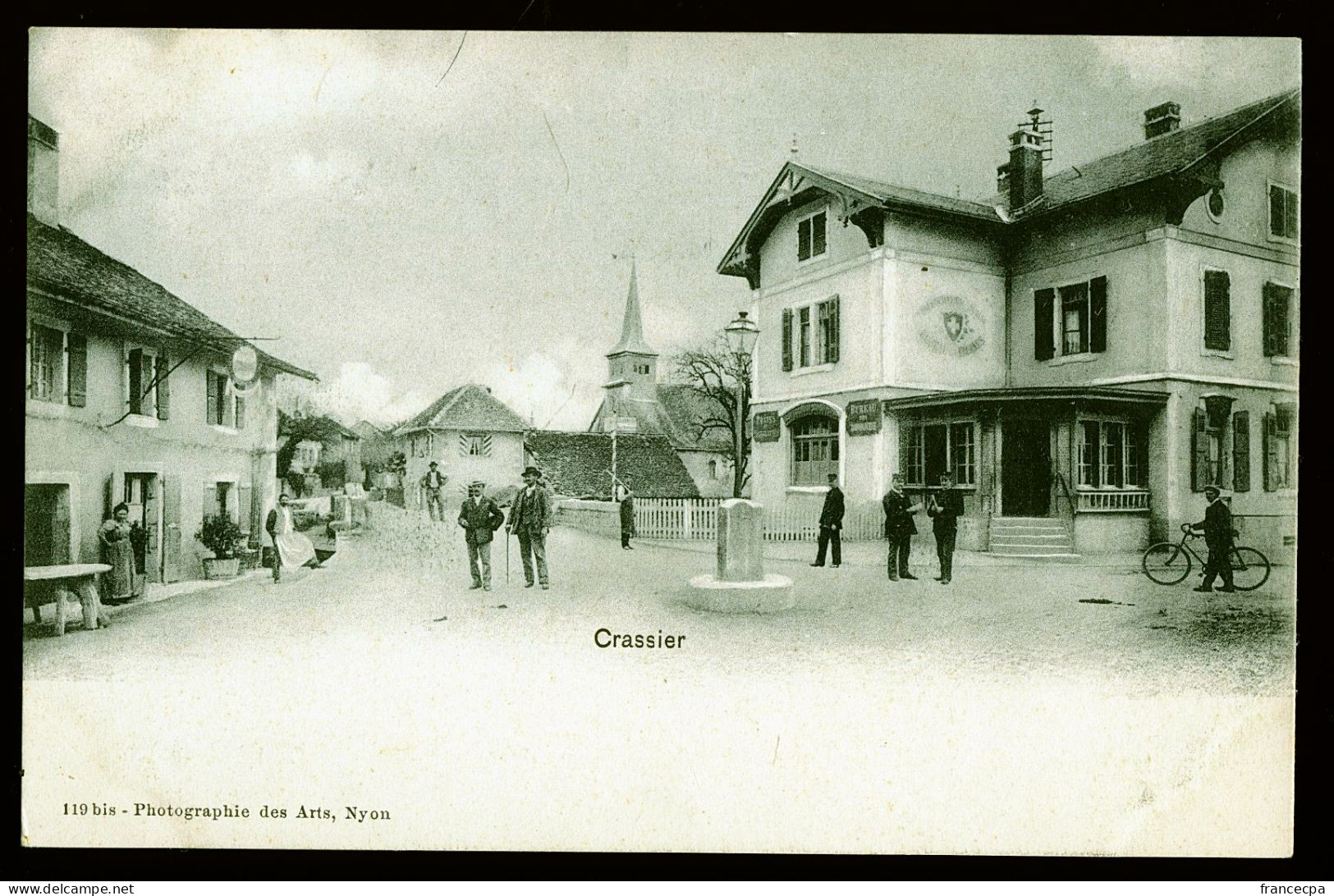 14563 - SUISSE - CRASSIER - La Douane  - DOS NON DIVISE - Crassier