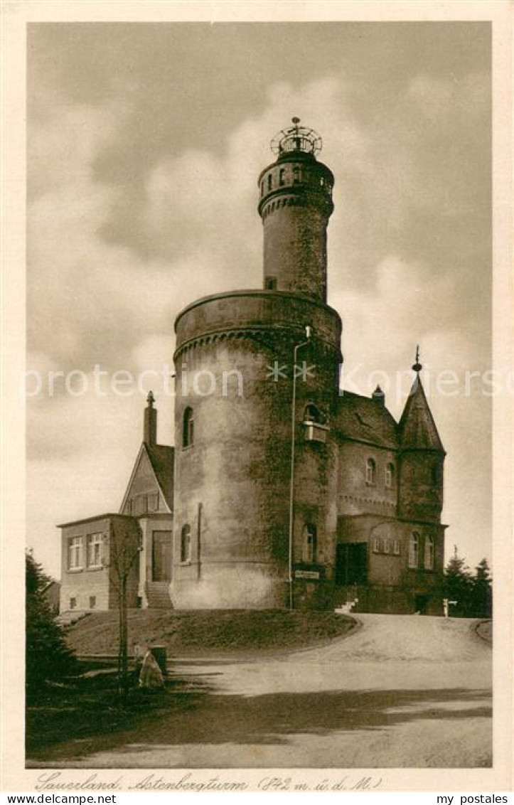 73779544 Neuastenberg Astenbergturm Kupfertiefdruck Neuastenberg - Winterberg