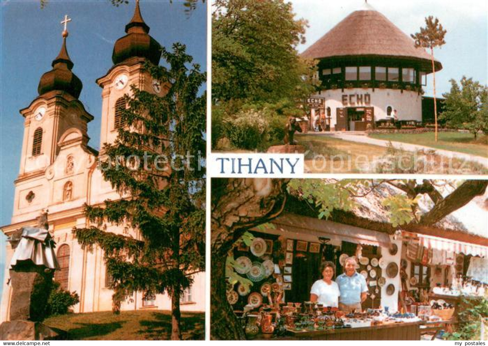 73779492 Tihany HU Kirche Echo Gaststaette Souvenirs  - Hungary